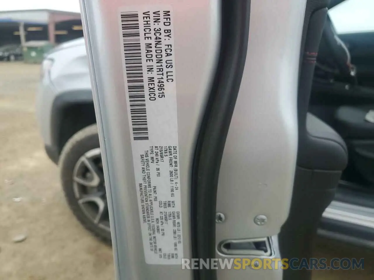 13 Photograph of a damaged car 3C4NJDDN1RT149615 JEEP COMPASS 2024