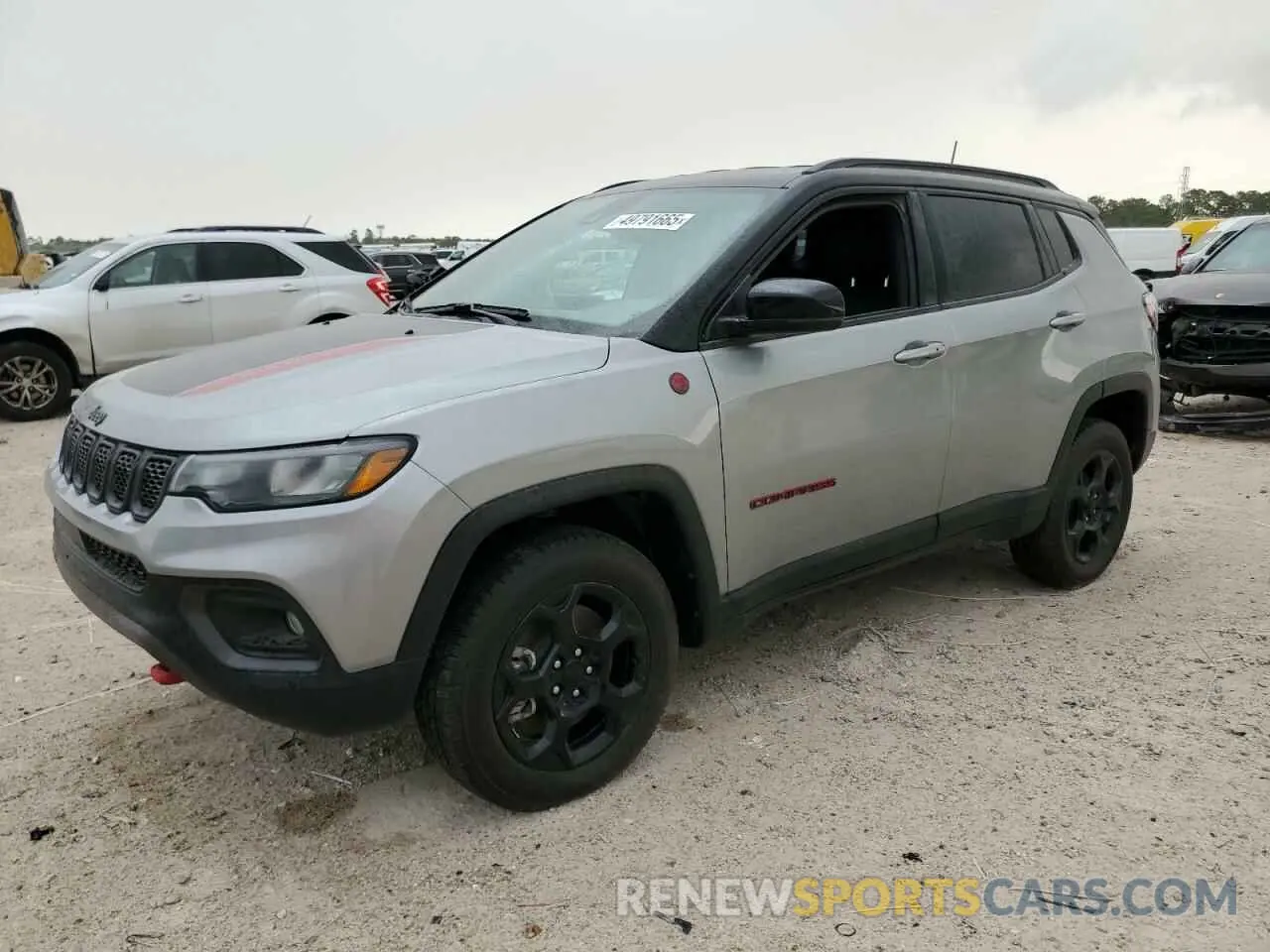 1 Photograph of a damaged car 3C4NJDDN3RT579212 JEEP COMPASS 2024