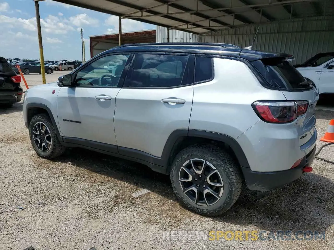 2 Photograph of a damaged car 3C4NJDDN4RT149866 JEEP COMPASS 2024
