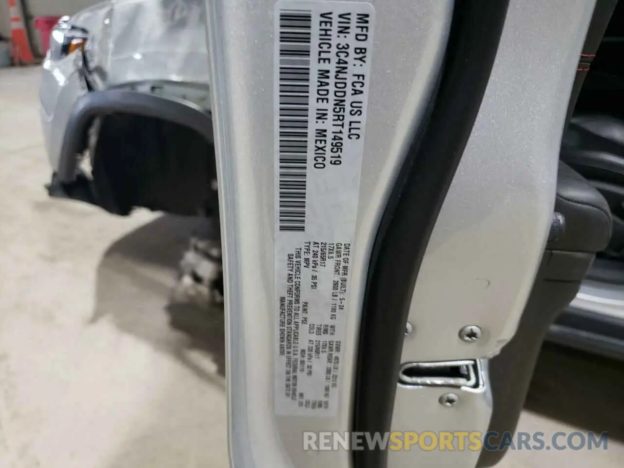 13 Photograph of a damaged car 3C4NJDDN5RT149519 JEEP COMPASS 2024