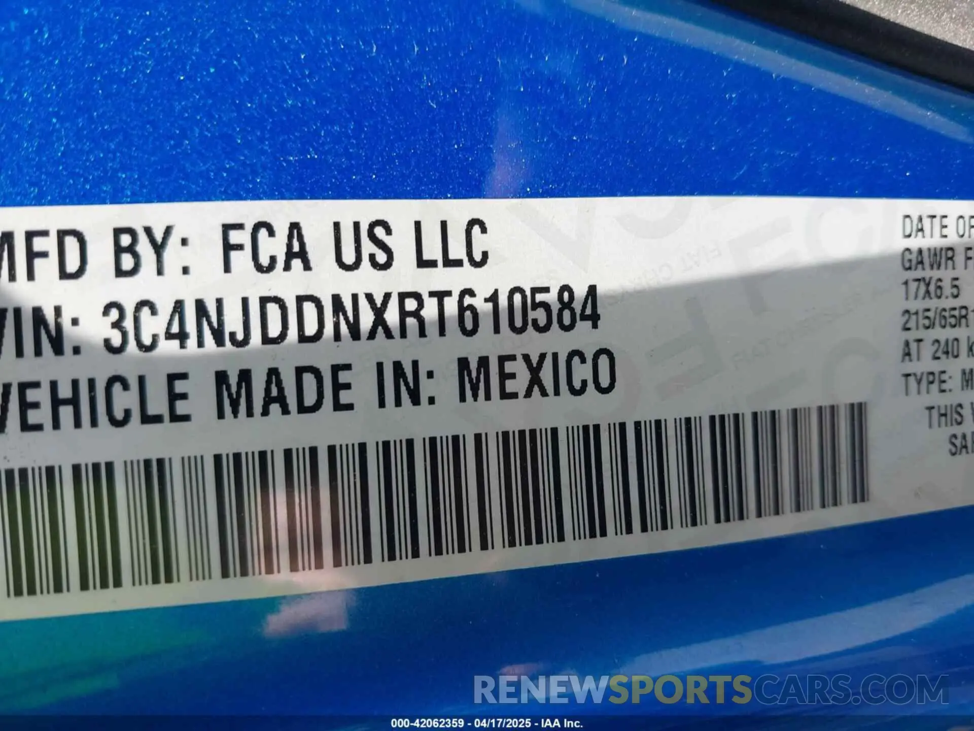 9 Фотография поврежденного автомобиля 3C4NJDDNXRT610584 JEEP COMPASS 2024