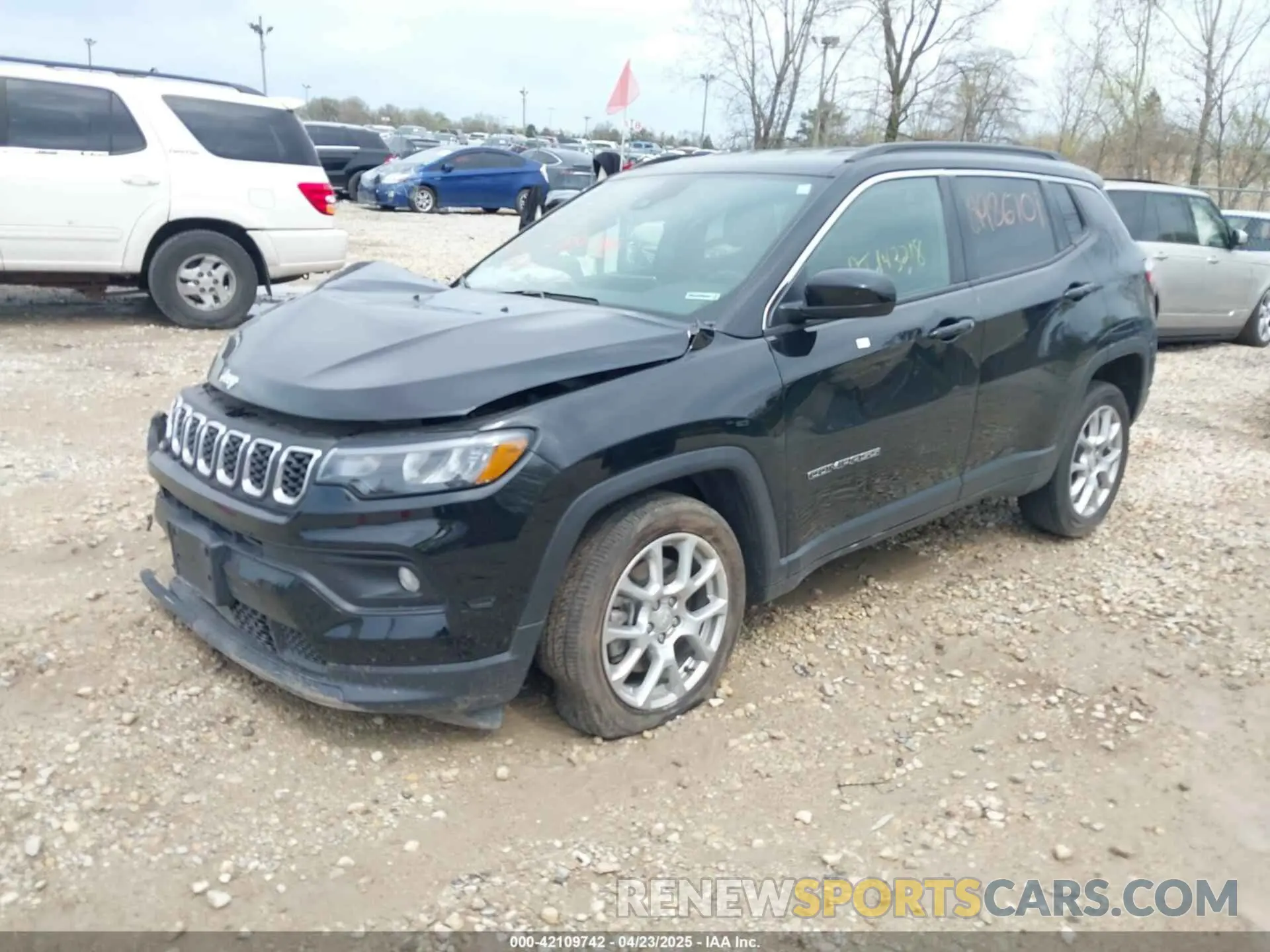 2 Photograph of a damaged car 3C4NJDFN9RT143218 JEEP COMPASS 2024