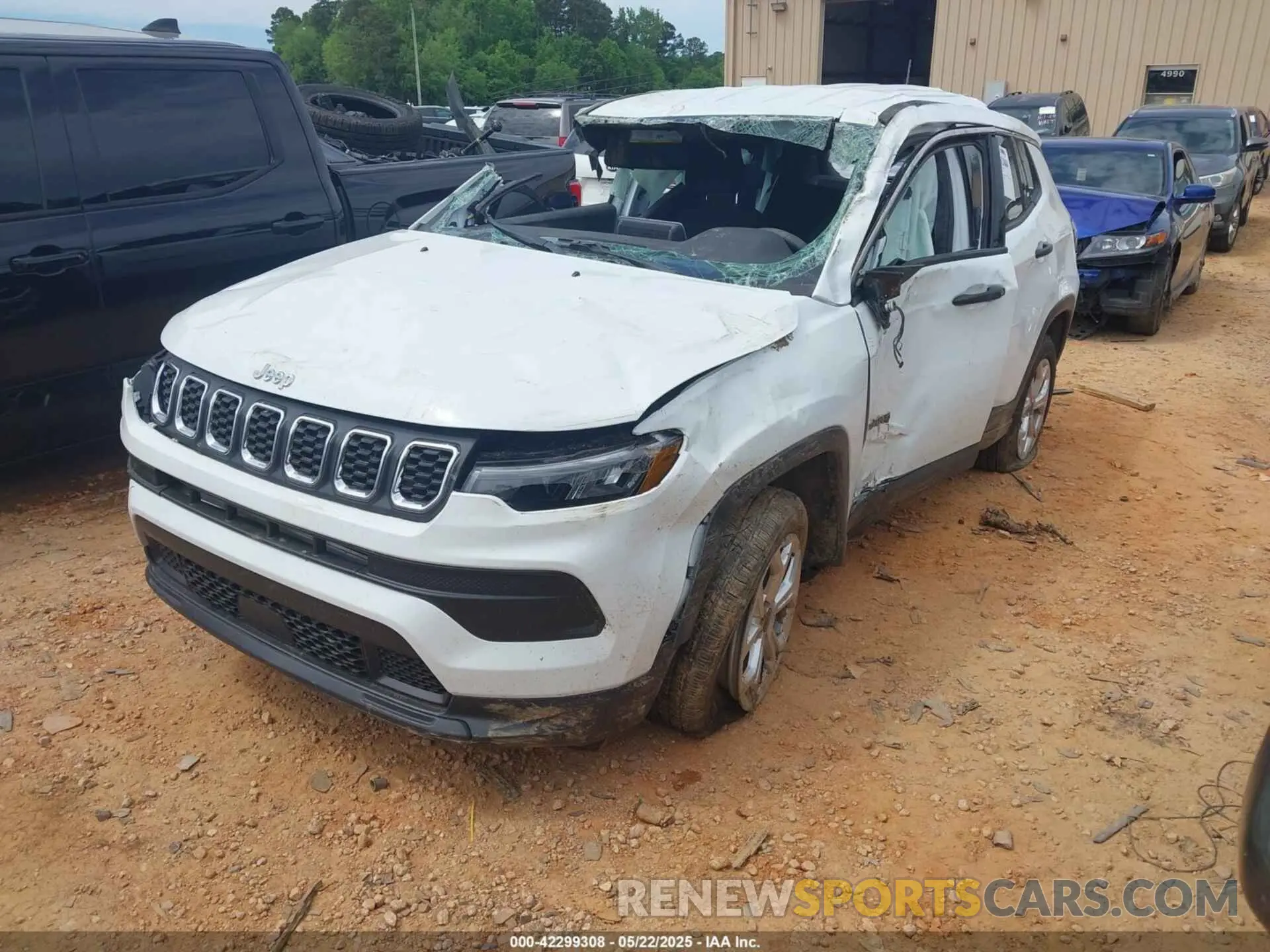 2 Photograph of a damaged car 3C4NJDAN1ST427522 JEEP COMPASS 2025