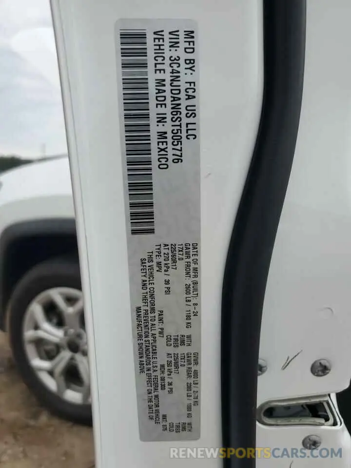 13 Фотография поврежденного автомобиля 3C4NJDAN6ST505776 JEEP COMPASS 2025