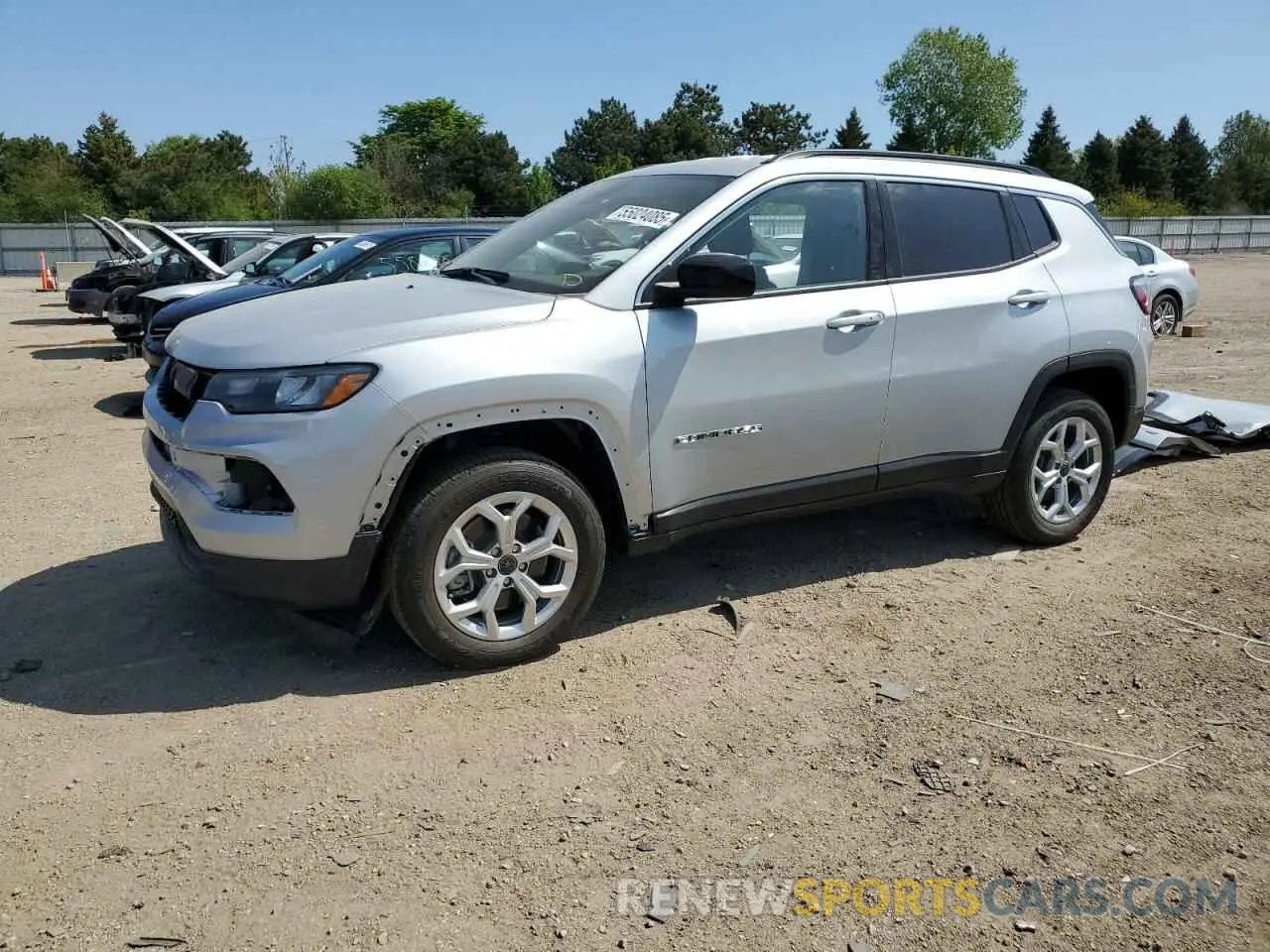 1 Photograph of a damaged car 3C4NJDBN1ST566404 JEEP COMPASS 2025