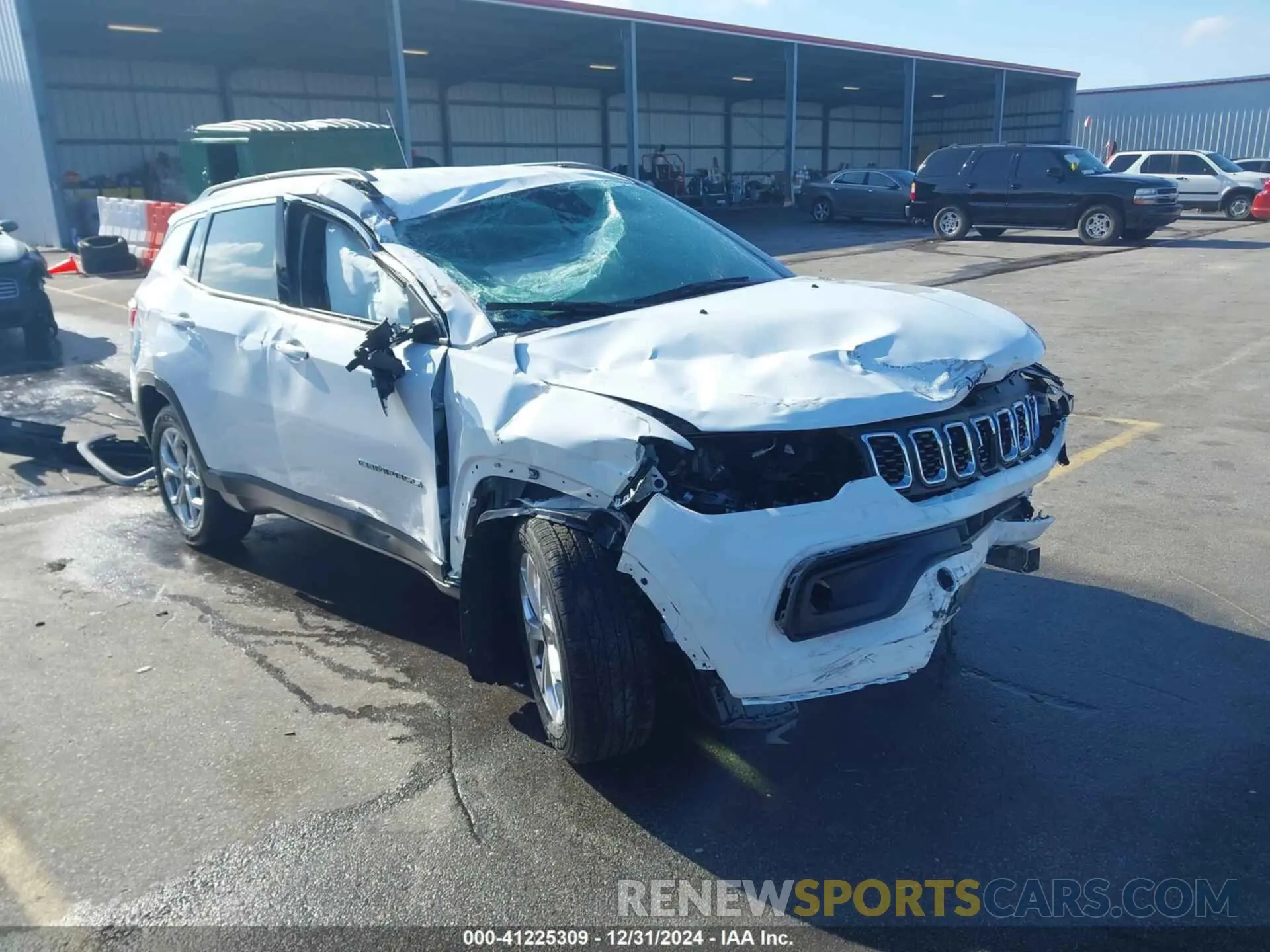 1 Photograph of a damaged car 3C4NJDBN5ST516427 JEEP COMPASS 2025