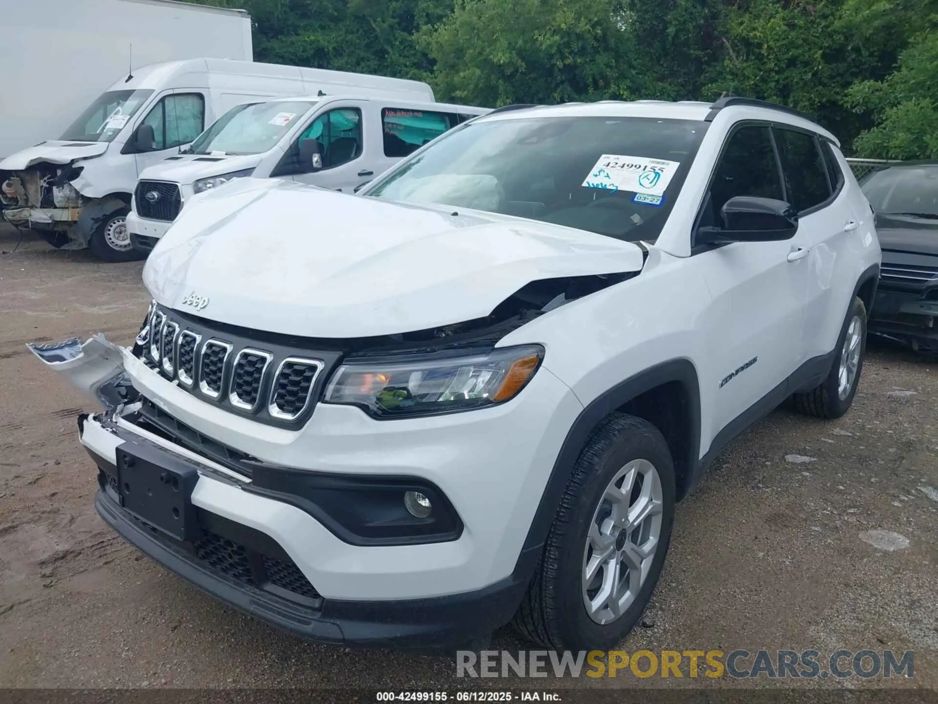 2 Photograph of a damaged car 3C4NJDBN5ST597722 JEEP COMPASS 2025