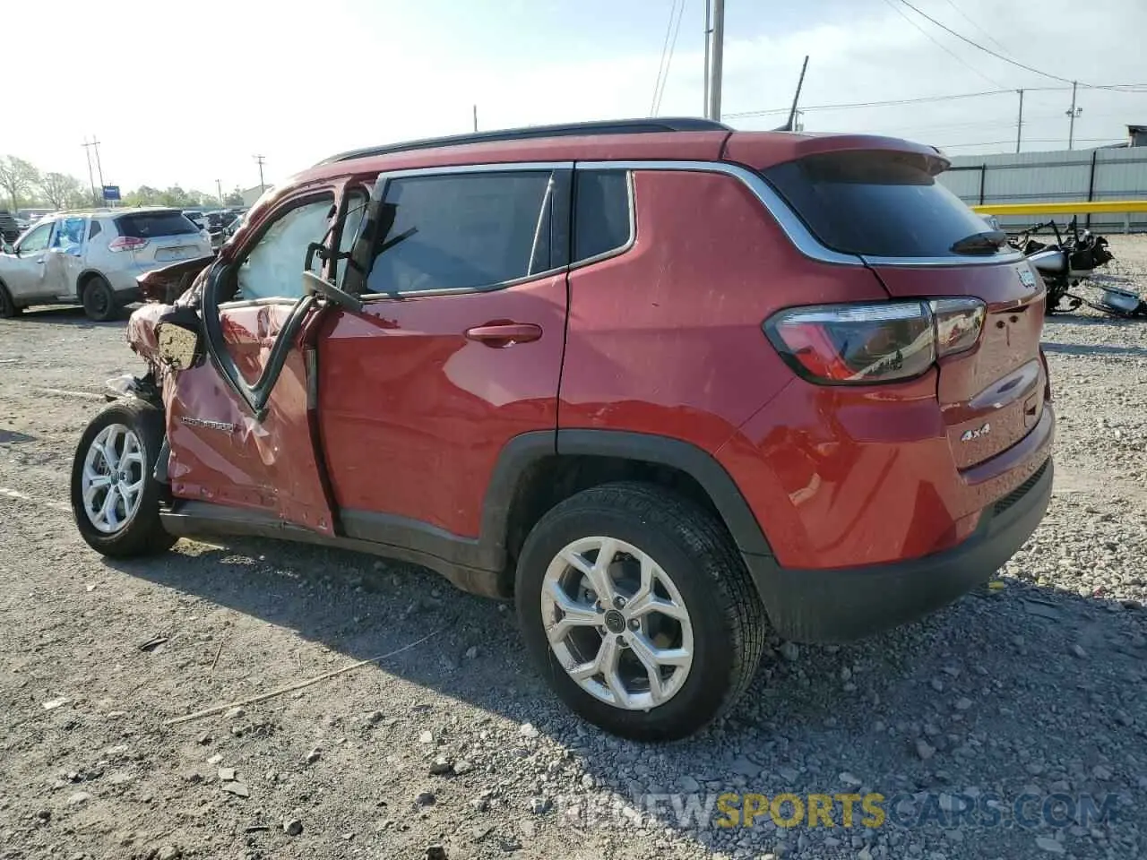 2 Photograph of a damaged car 3C4NJDBN8ST538342 JEEP COMPASS 2025