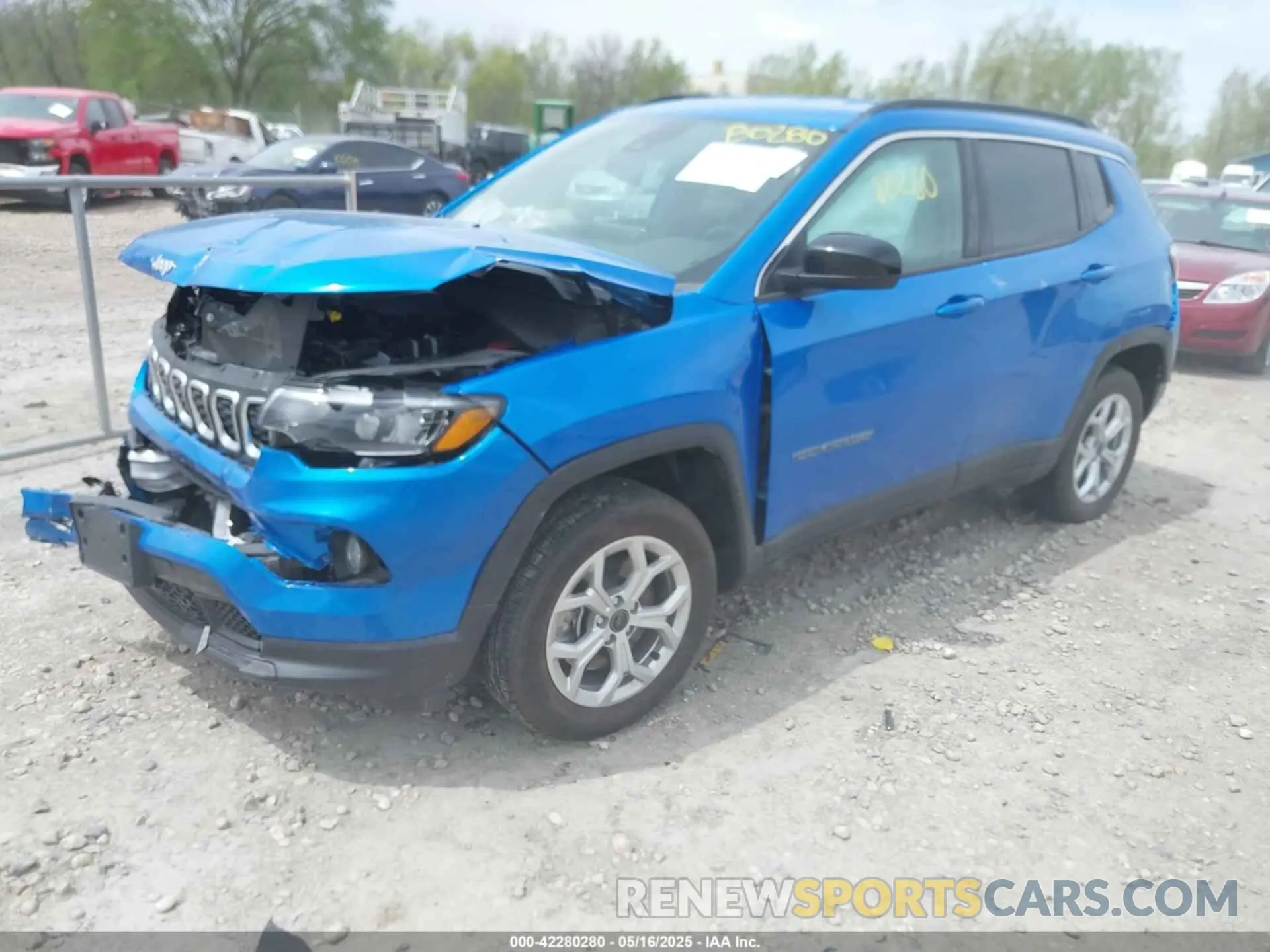 2 Photograph of a damaged car 3C4NJDBNXST526547 JEEP COMPASS 2025