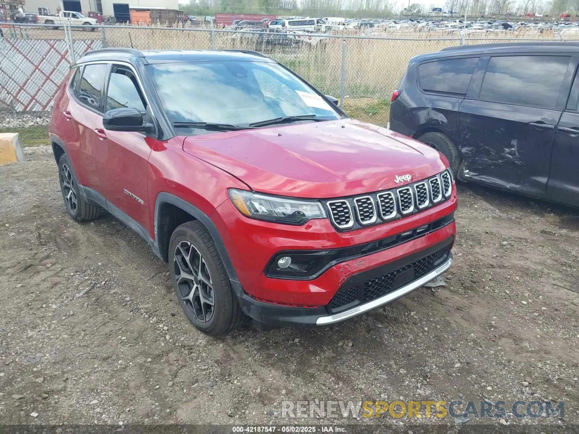 1 Photograph of a damaged car 3C4NJDCN2ST545284 JEEP COMPASS 2025