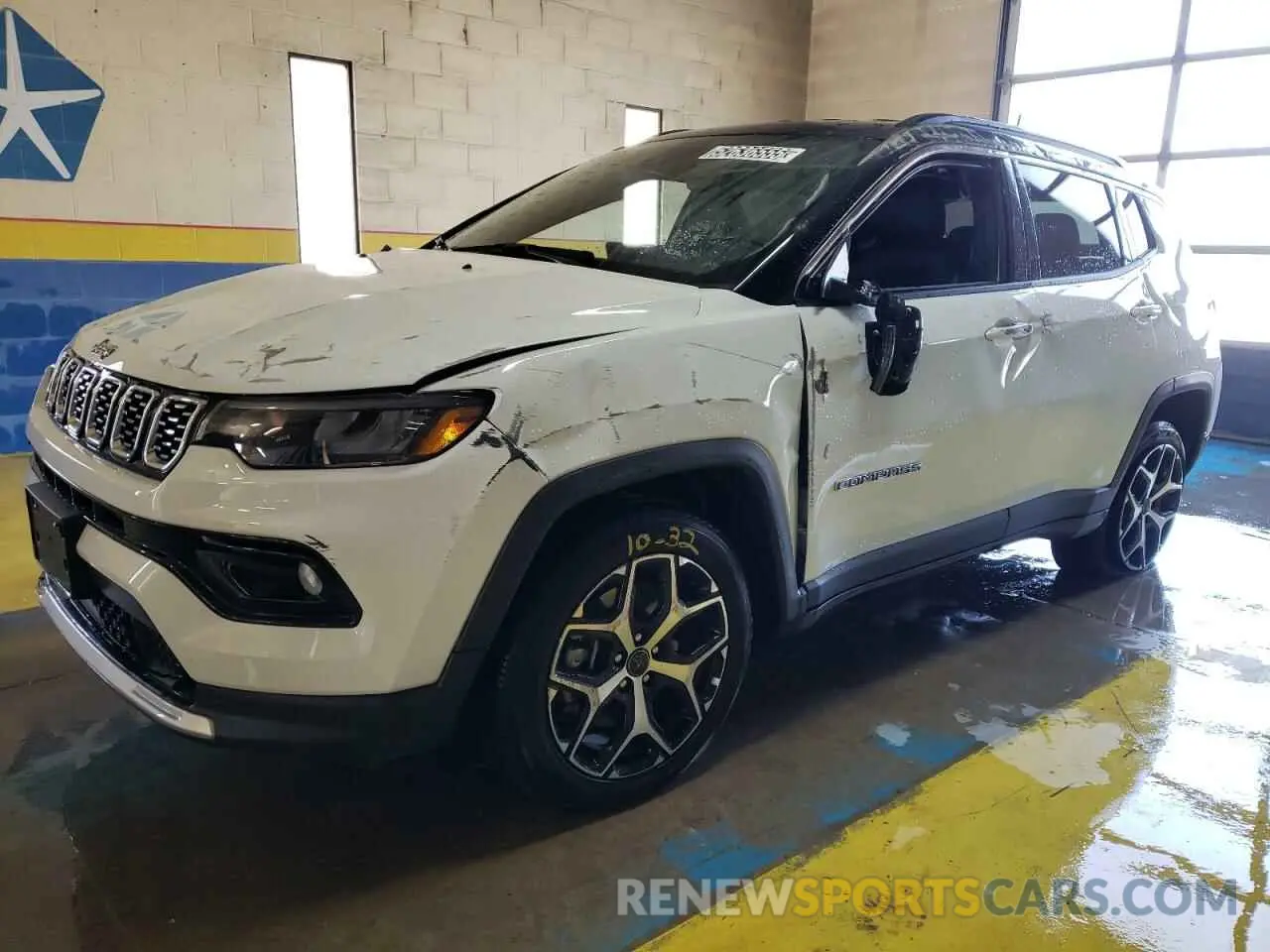 1 Photograph of a damaged car 3C4NJDCN2ST565549 JEEP COMPASS 2025