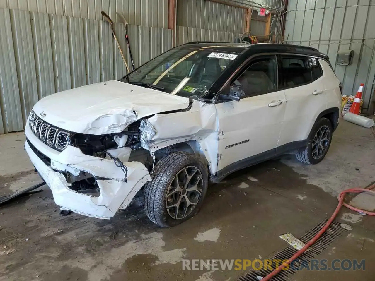 1 Photograph of a damaged car 3C4NJDCN4ST505739 JEEP COMPASS 2025