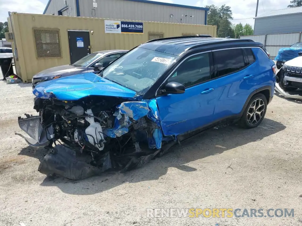 1 Photograph of a damaged car 3C4NJDCN4ST513632 JEEP COMPASS 2025
