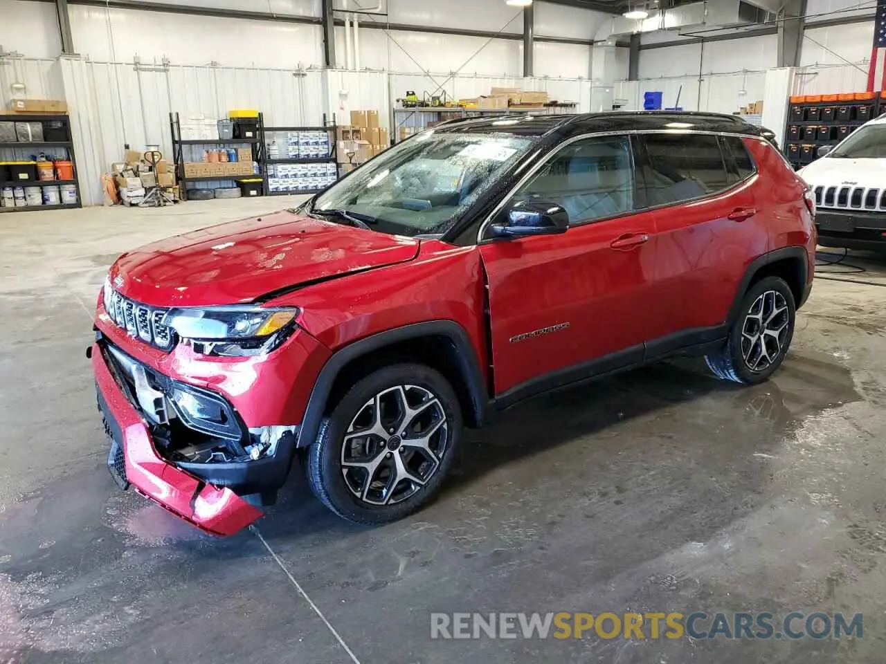 1 Photograph of a damaged car 3C4NJDCN4ST522749 JEEP COMPASS 2025