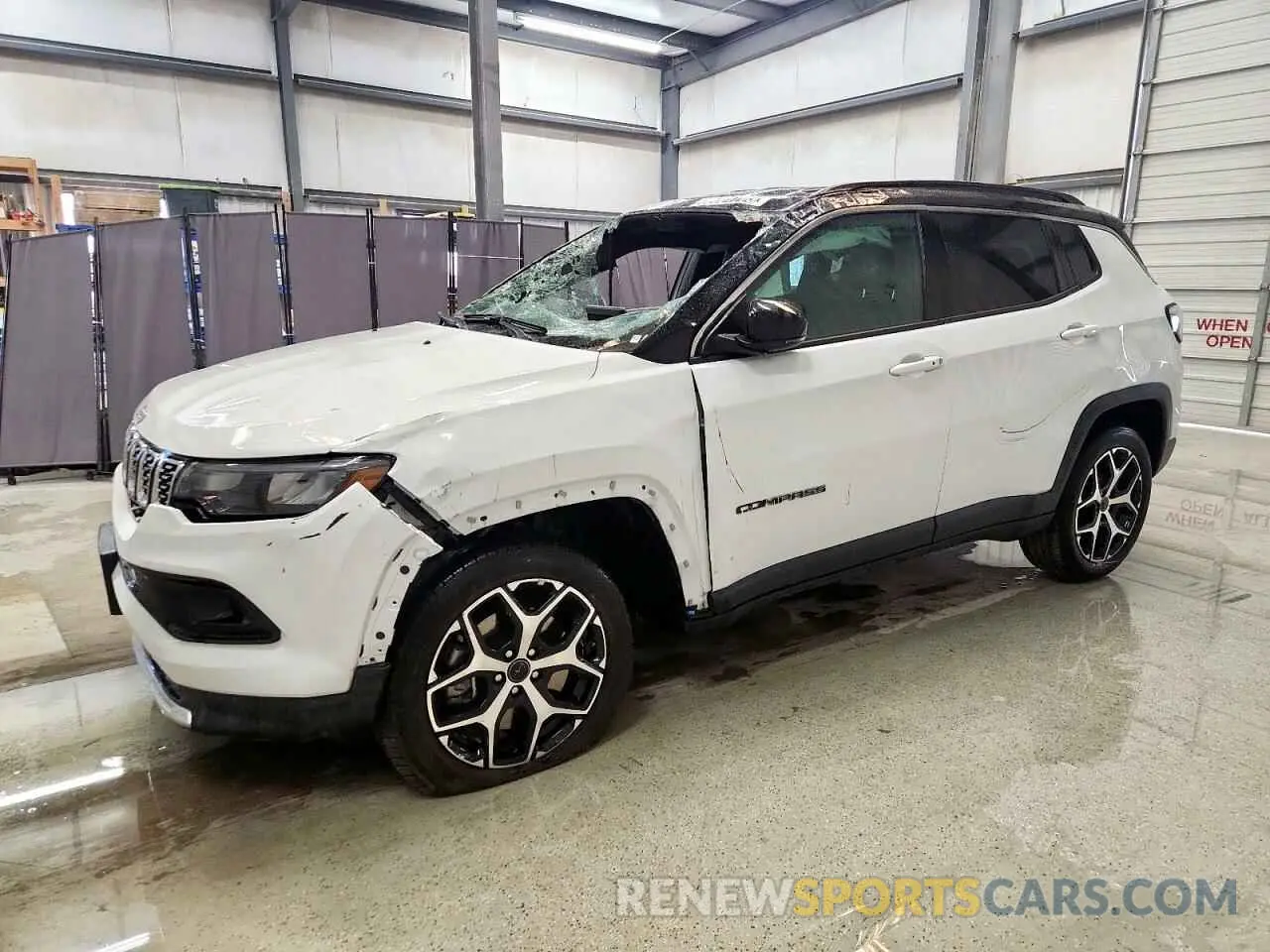 1 Photograph of a damaged car 3C4NJDCN5ST509928 JEEP COMPASS 2025