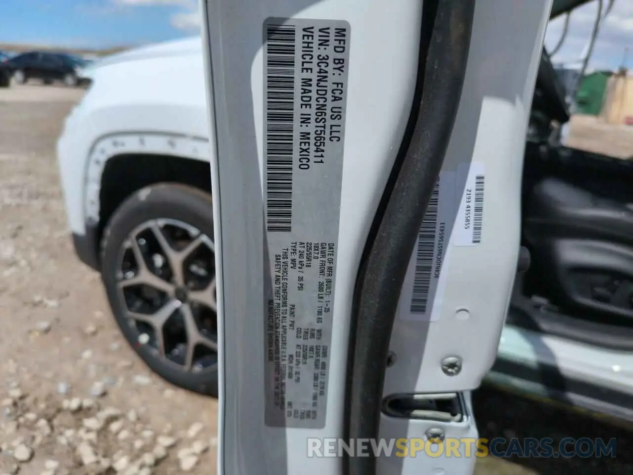 14 Photograph of a damaged car 3C4NJDCN6ST565411 JEEP COMPASS 2025