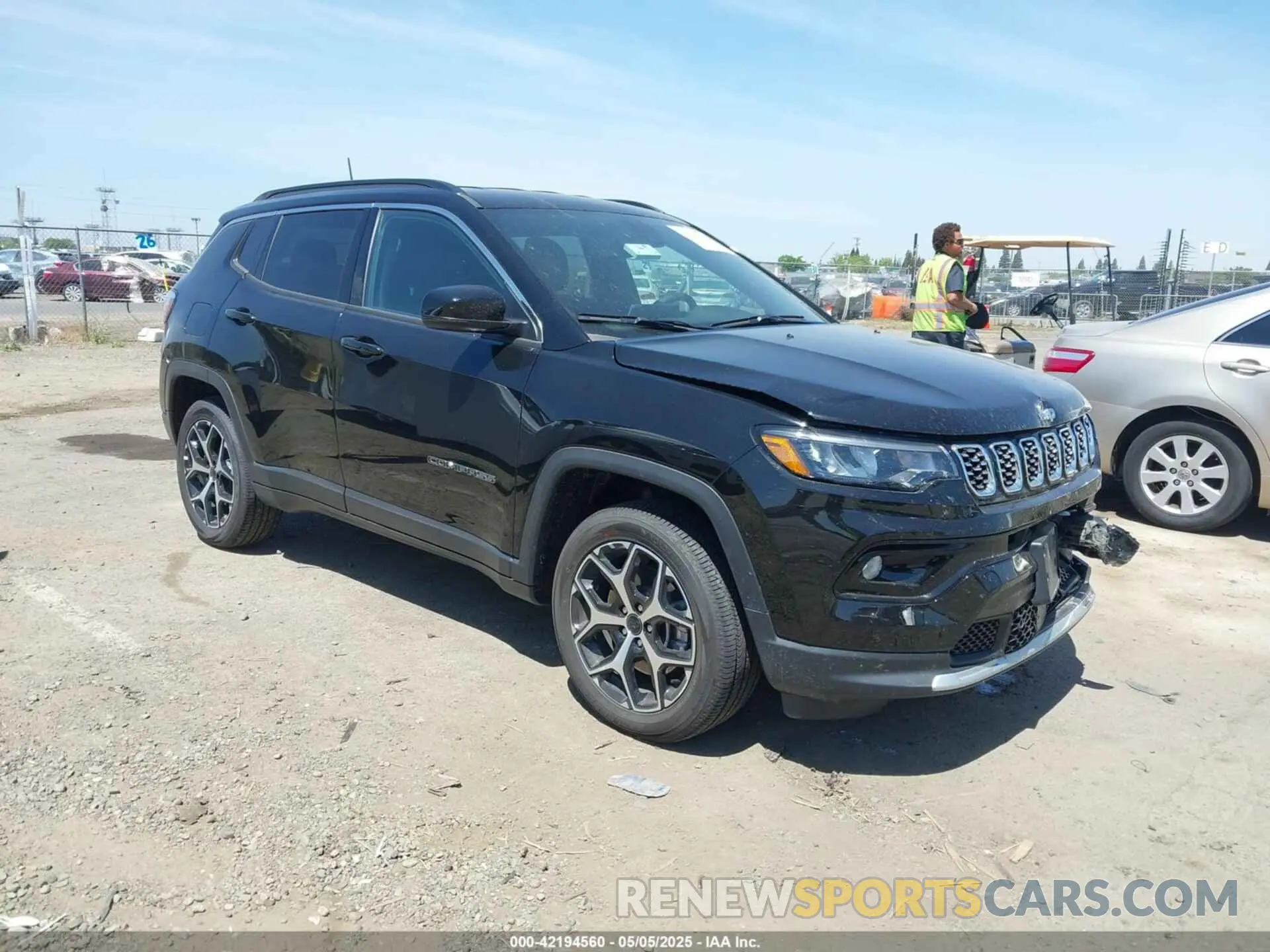 1 Photograph of a damaged car 3C4NJDCN8ST576801 JEEP COMPASS 2025