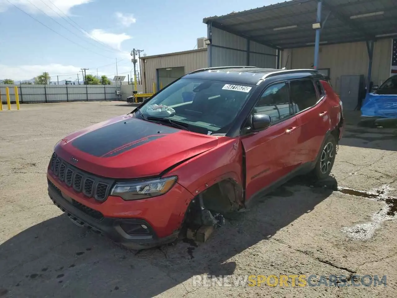 1 Photograph of a damaged car 3C4NJDDN0ST536940 JEEP COMPASS 2025