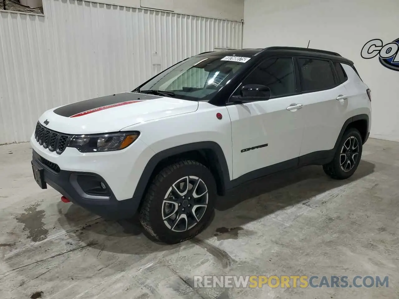 1 Photograph of a damaged car 3C4NJDDN7ST522985 JEEP COMPASS 2025