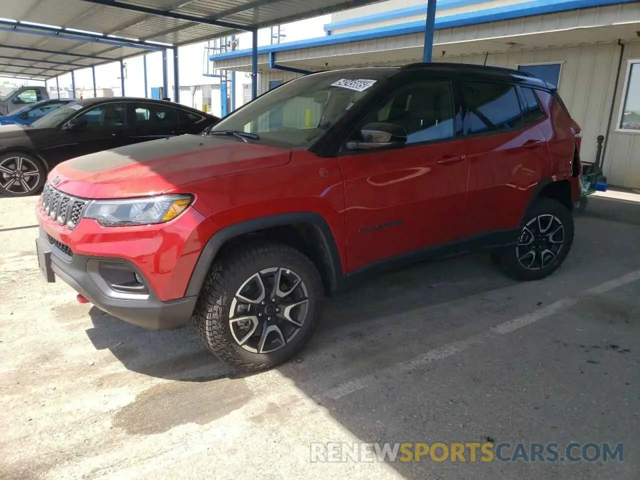 1 Photograph of a damaged car 3C4NJDDN7ST557719 JEEP COMPASS 2025