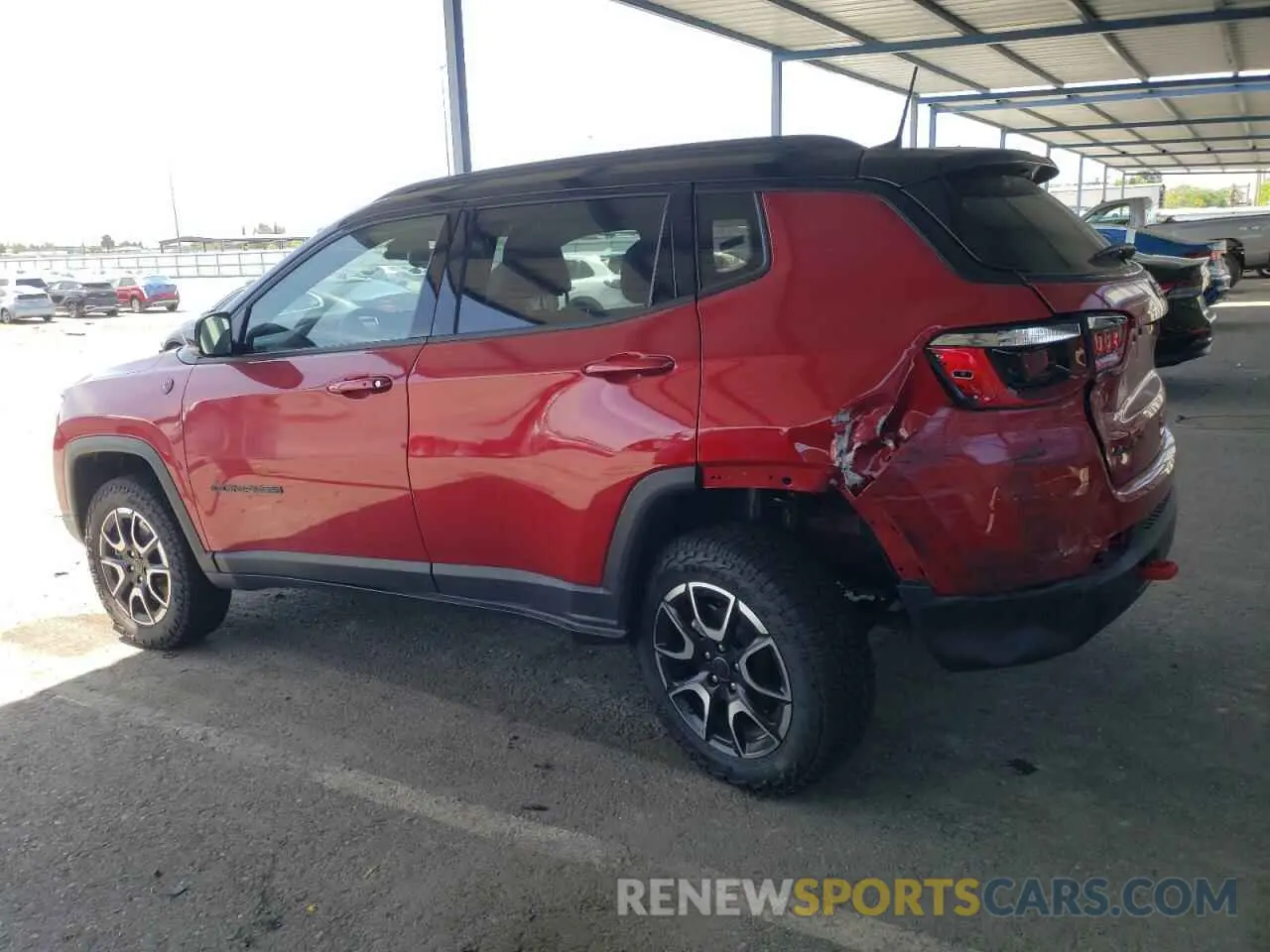 2 Photograph of a damaged car 3C4NJDDN7ST557719 JEEP COMPASS 2025