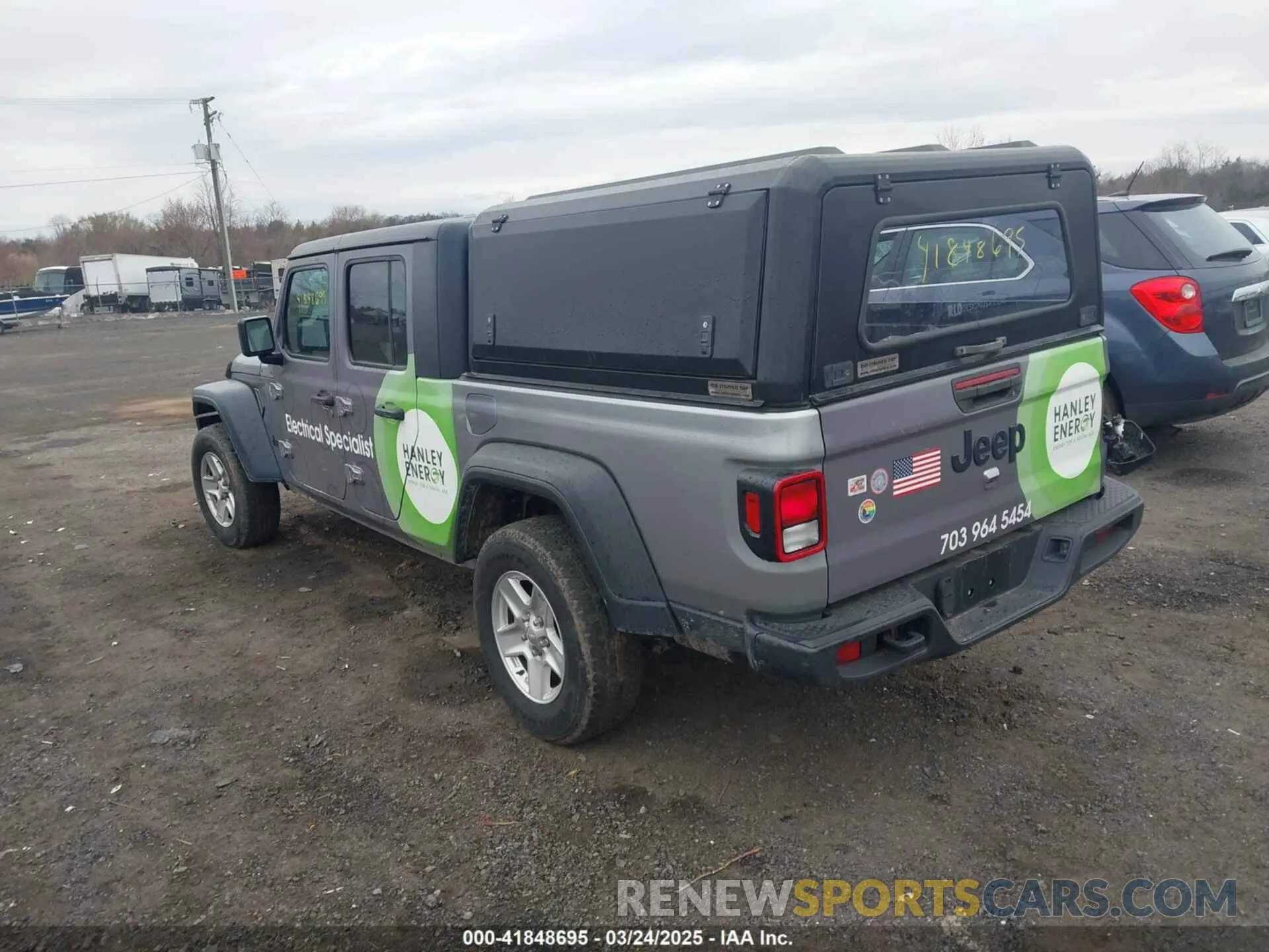 3 Фотография поврежденного автомобиля 1C6HJTAG2LL175020 JEEP GLADIATOR 2020
