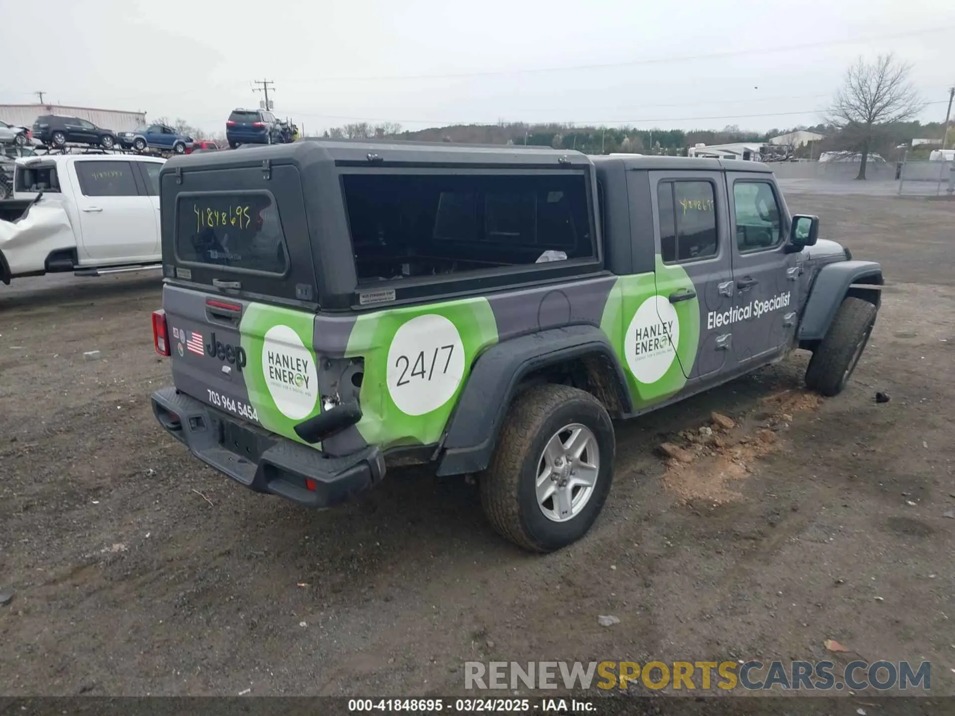 4 Фотография поврежденного автомобиля 1C6HJTAG2LL175020 JEEP GLADIATOR 2020