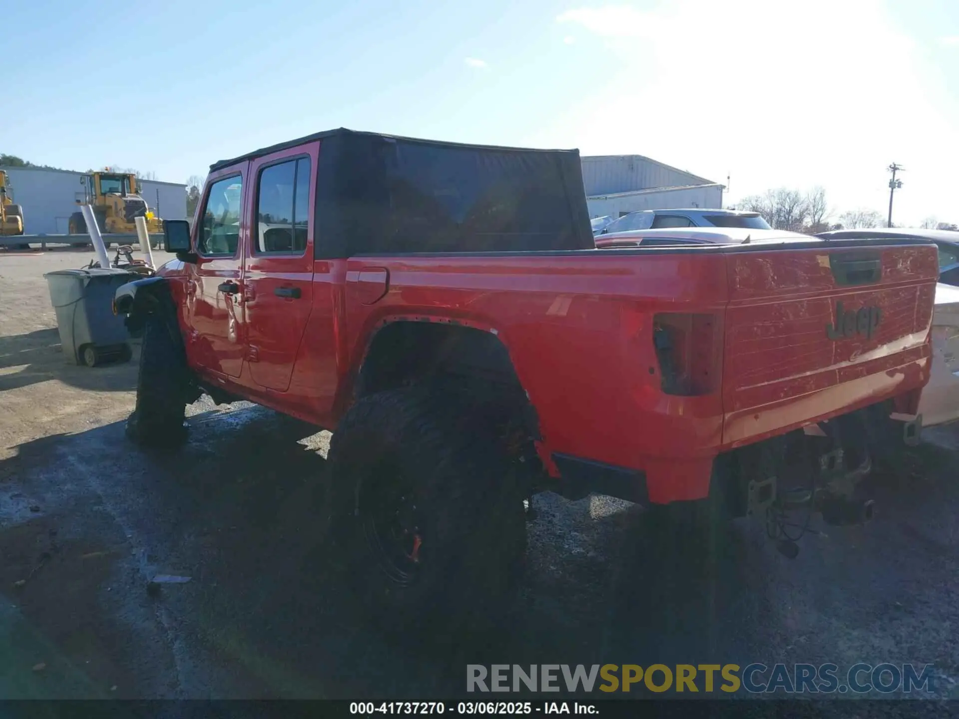 3 Photograph of a damaged car 1C6HJTAG3LL108524 JEEP GLADIATOR 2020