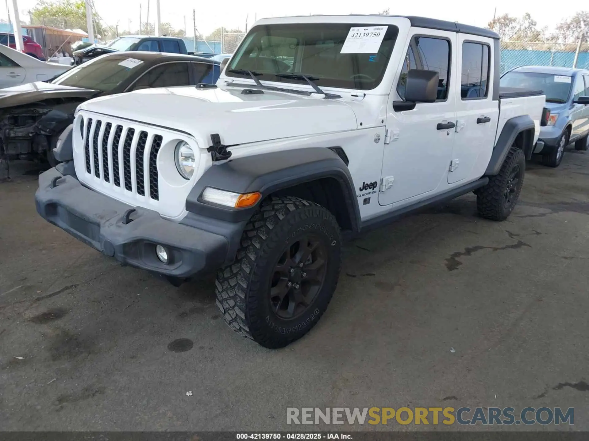 2 Фотография поврежденного автомобиля 1C6HJTAG3LL197401 JEEP GLADIATOR 2020