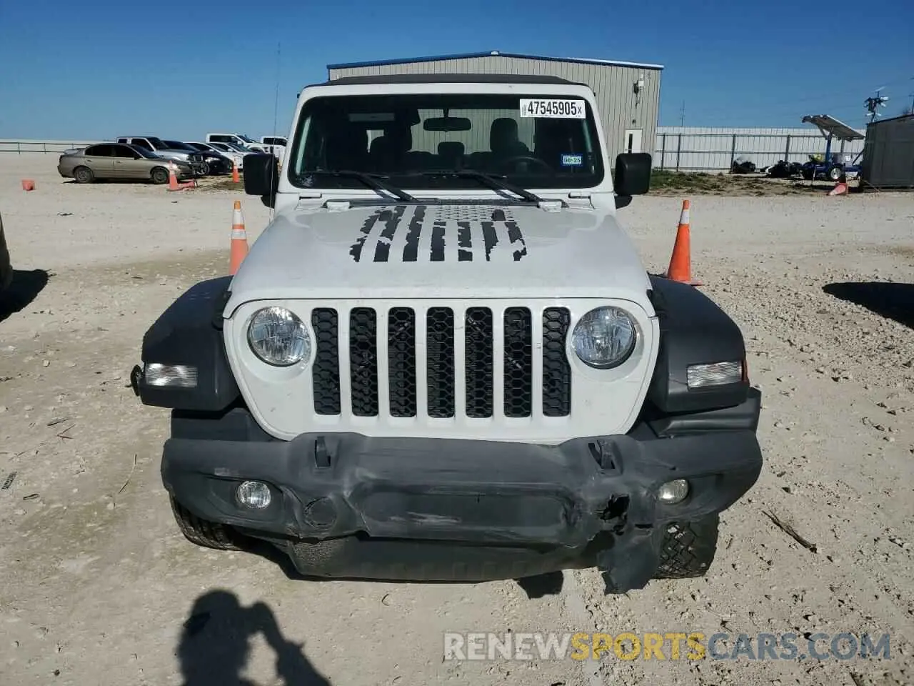 5 Photograph of a damaged car 1C6HJTAG4LL100271 JEEP GLADIATOR 2020