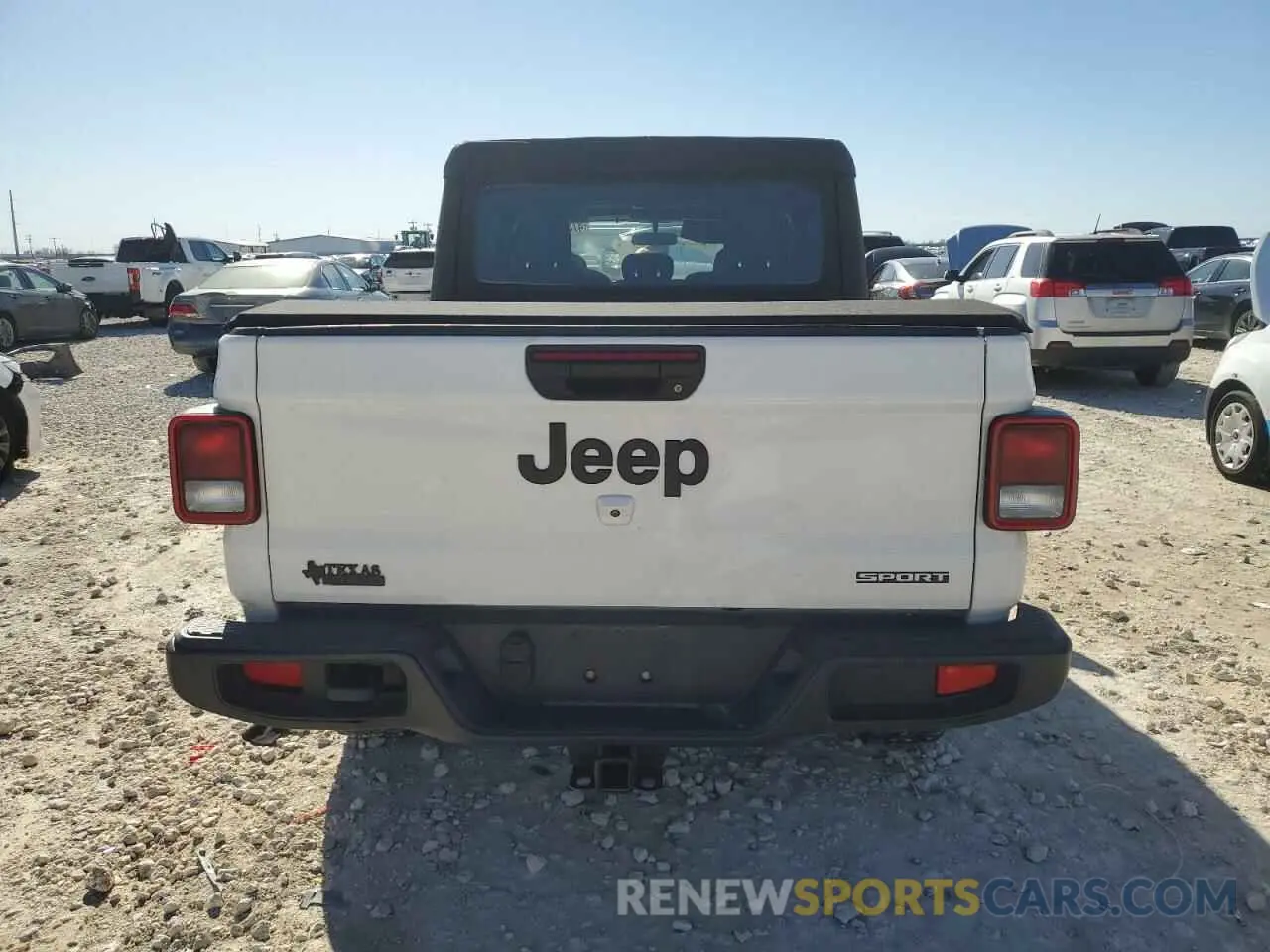 6 Photograph of a damaged car 1C6HJTAG4LL100271 JEEP GLADIATOR 2020