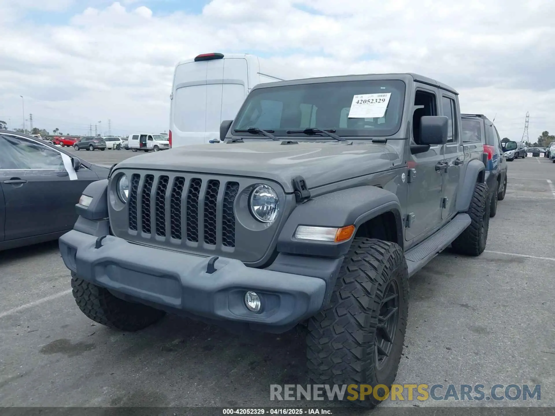 2 Photograph of a damaged car 1C6HJTAG4LL153441 JEEP GLADIATOR 2020