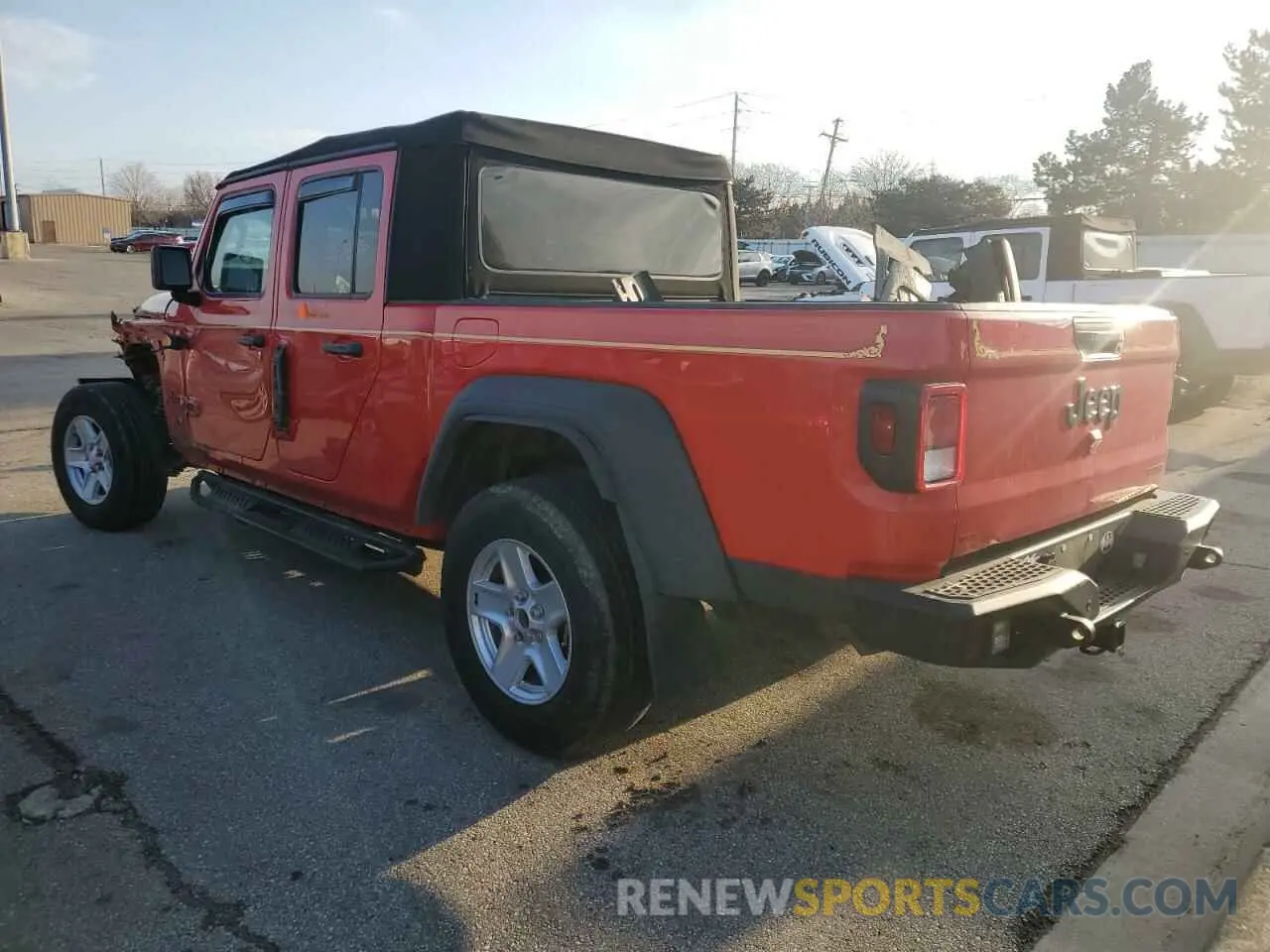 2 Photograph of a damaged car 1C6HJTAG6LL126421 JEEP GLADIATOR 2020