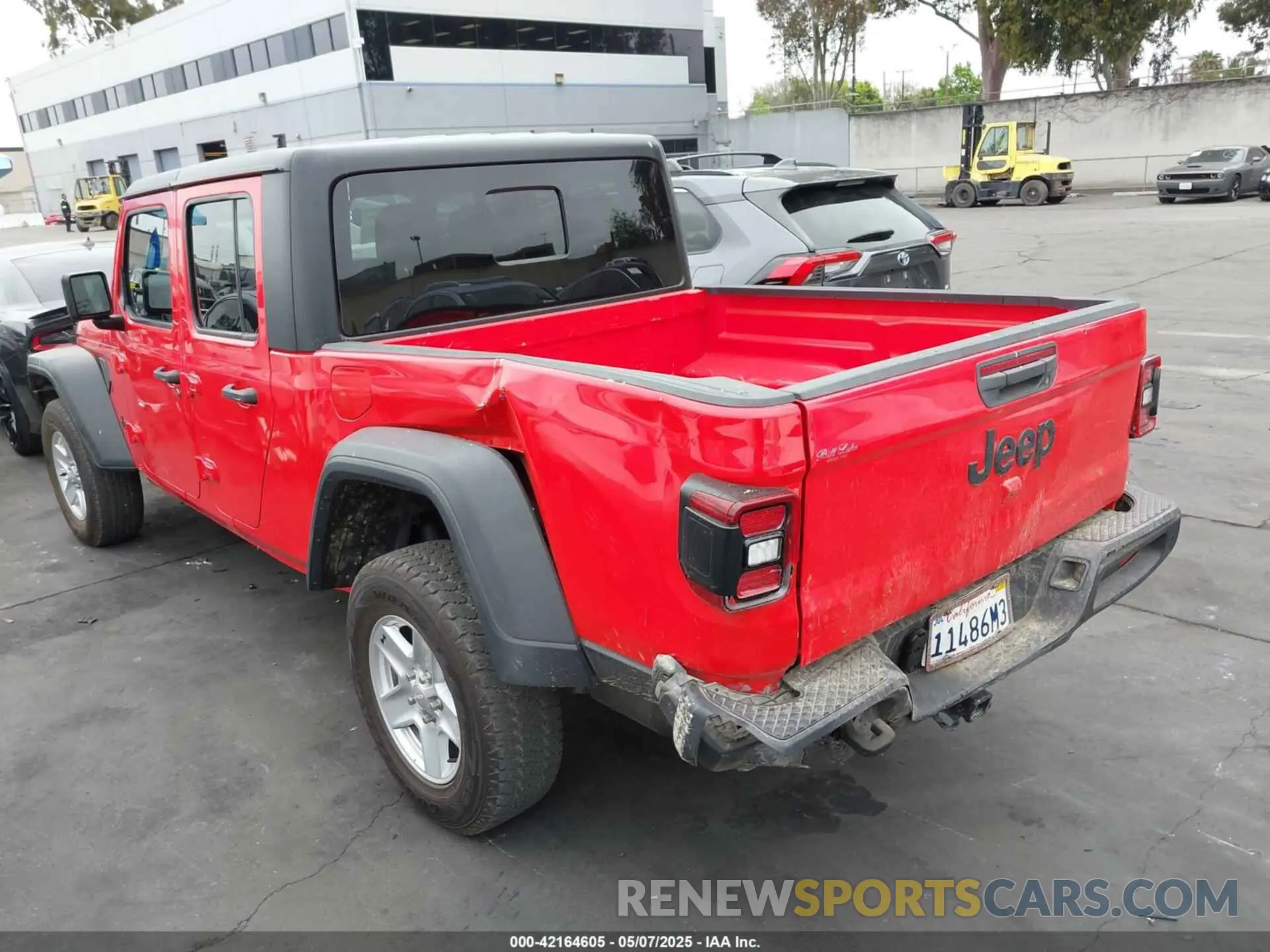 3 Фотография поврежденного автомобиля 1C6HJTAG6LL129268 JEEP GLADIATOR 2020