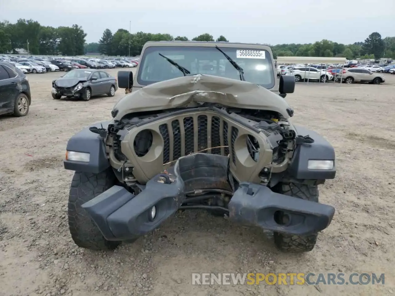 5 Photograph of a damaged car 1C6HJTAG6LL160925 JEEP GLADIATOR 2020
