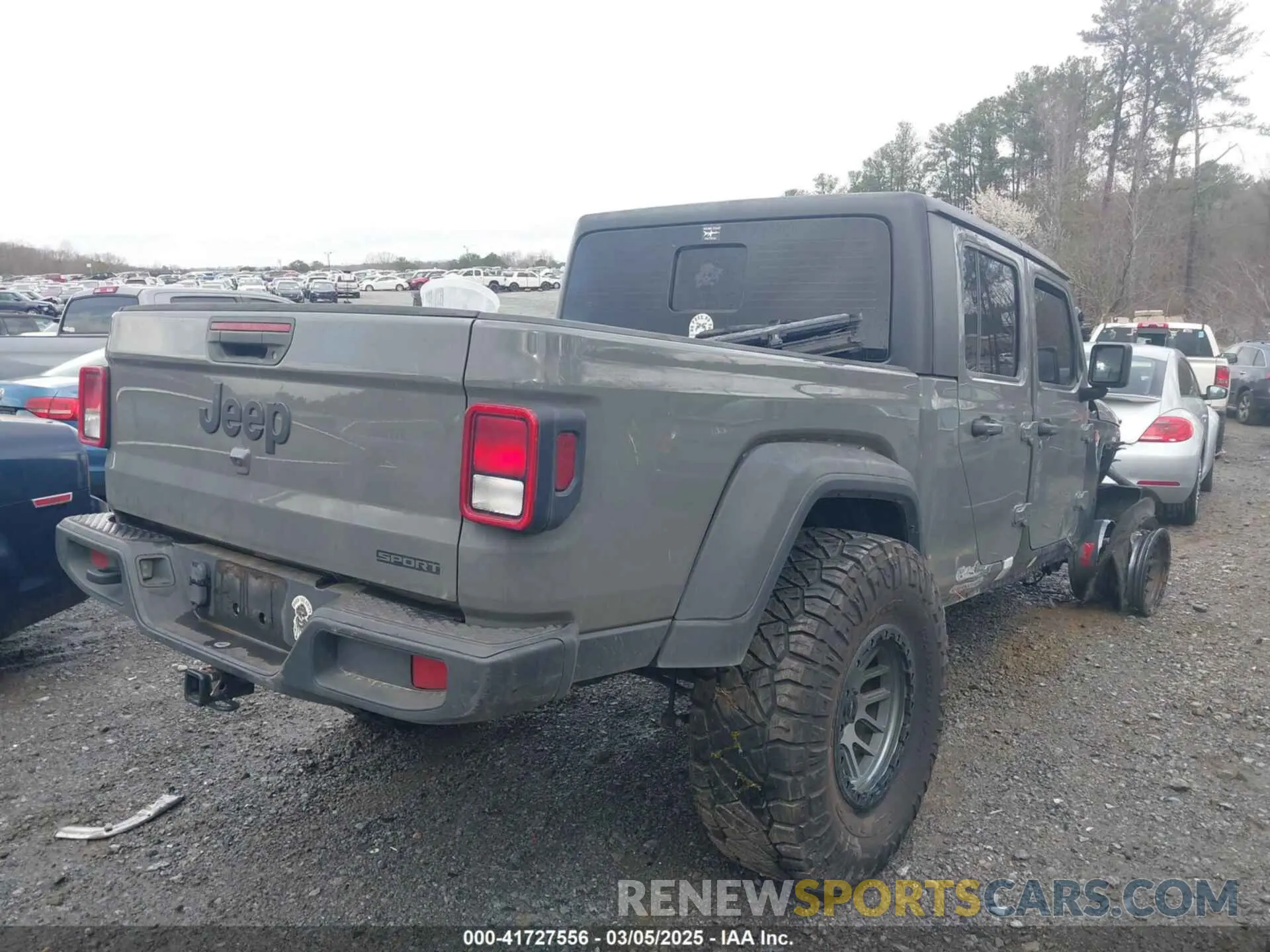 4 Фотография поврежденного автомобиля 1C6HJTAG6LL198543 JEEP GLADIATOR 2020
