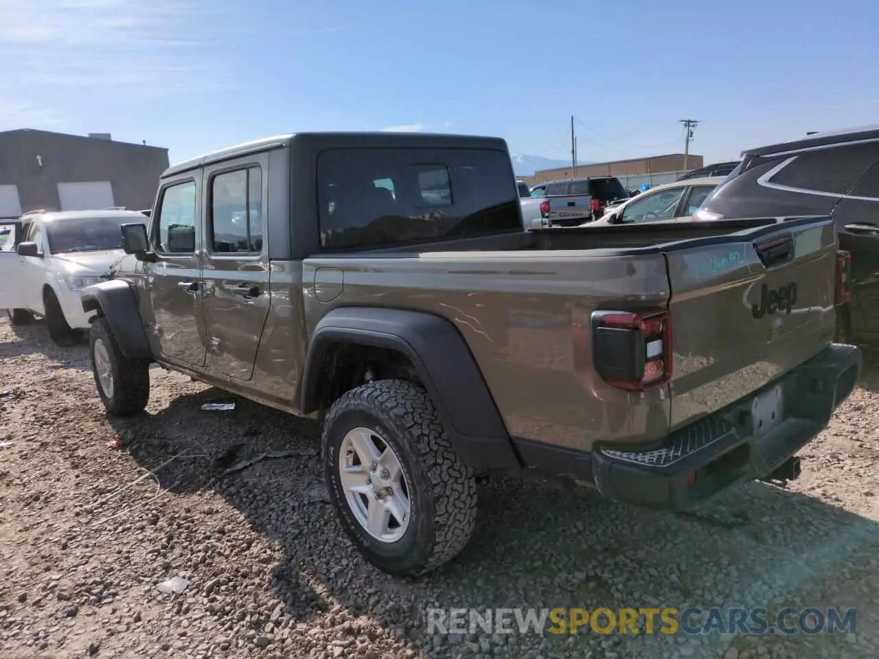 2 Photograph of a damaged car 1C6HJTAG8LL191352 JEEP GLADIATOR 2020