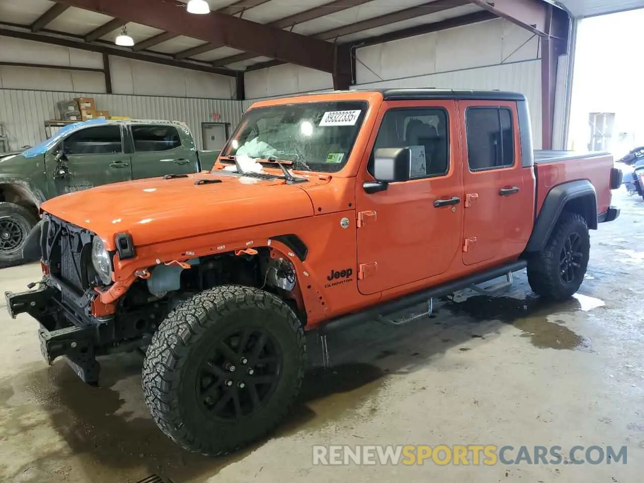1 Photograph of a damaged car 1C6HJTAG9LL149160 JEEP GLADIATOR 2020