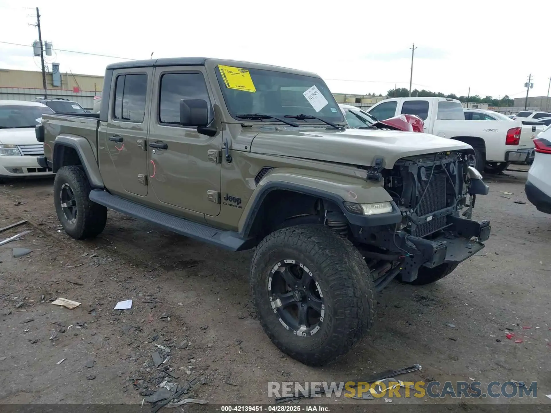 1 Фотография поврежденного автомобиля 1C6HJTAG9LL213486 JEEP GLADIATOR 2020