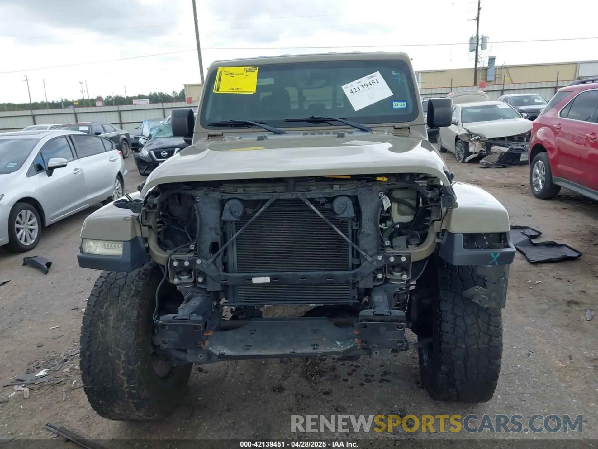 13 Фотография поврежденного автомобиля 1C6HJTAG9LL213486 JEEP GLADIATOR 2020