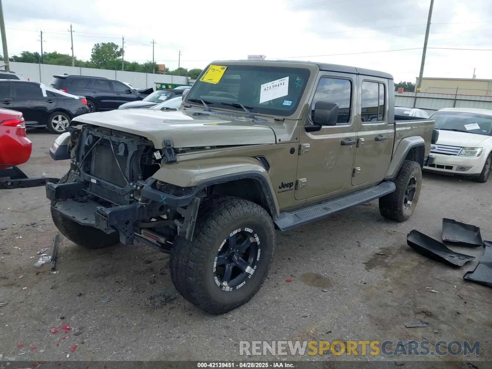 2 Фотография поврежденного автомобиля 1C6HJTAG9LL213486 JEEP GLADIATOR 2020
