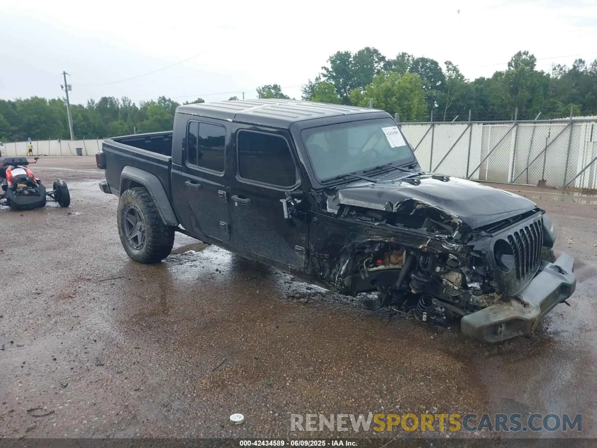 1 Photograph of a damaged car 1C6HJTAGXLL148924 JEEP GLADIATOR 2020