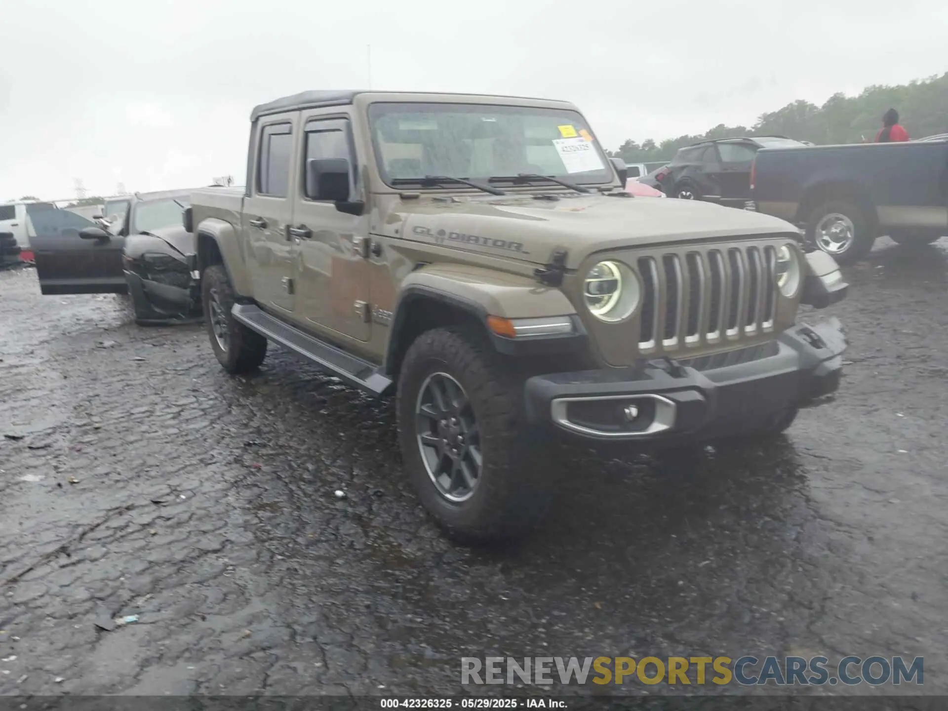 1 Photograph of a damaged car 1C6HJTFG0LL160699 JEEP GLADIATOR 2020