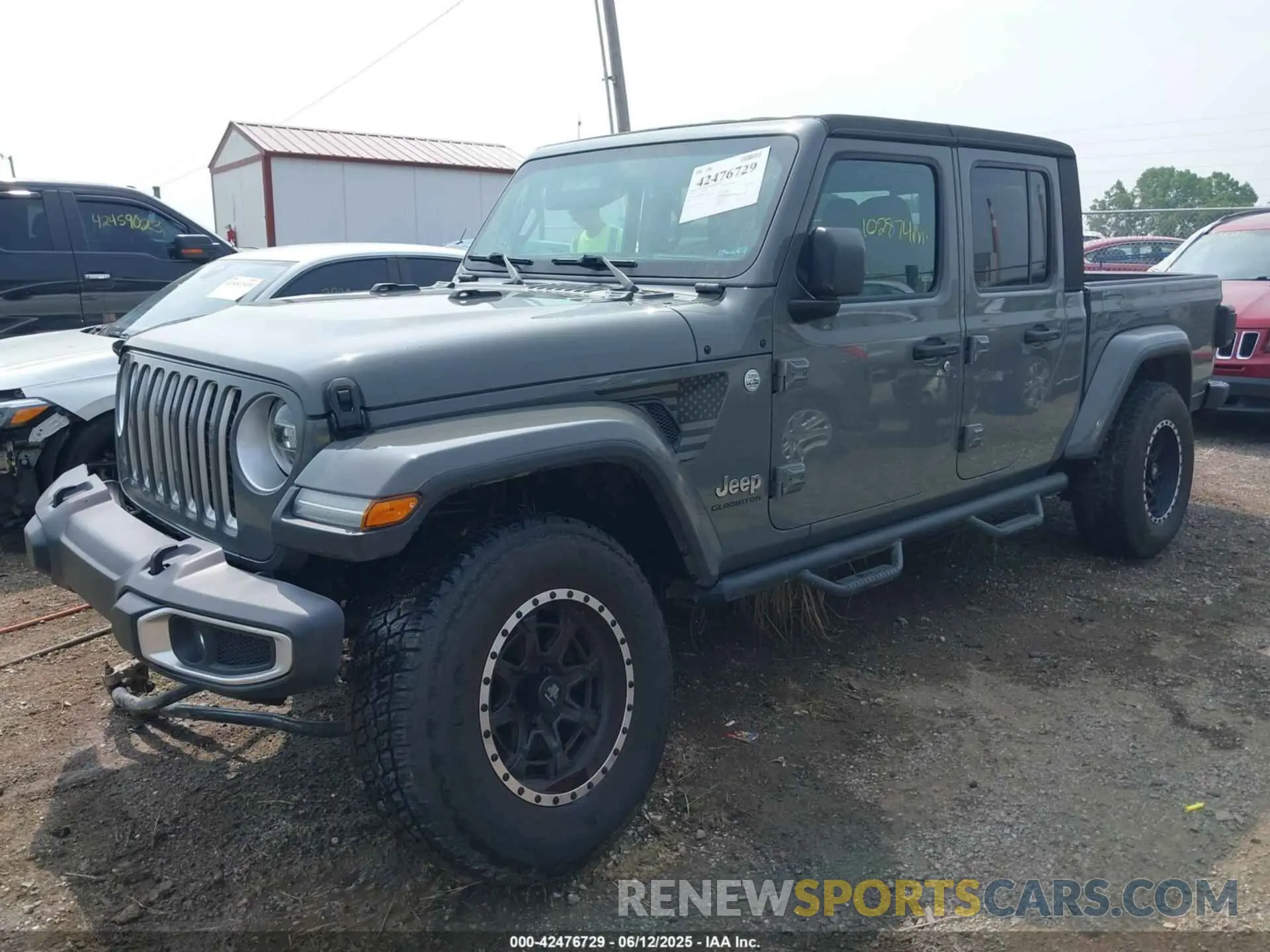 2 Photograph of a damaged car 1C6HJTFG0LL169628 JEEP GLADIATOR 2020
