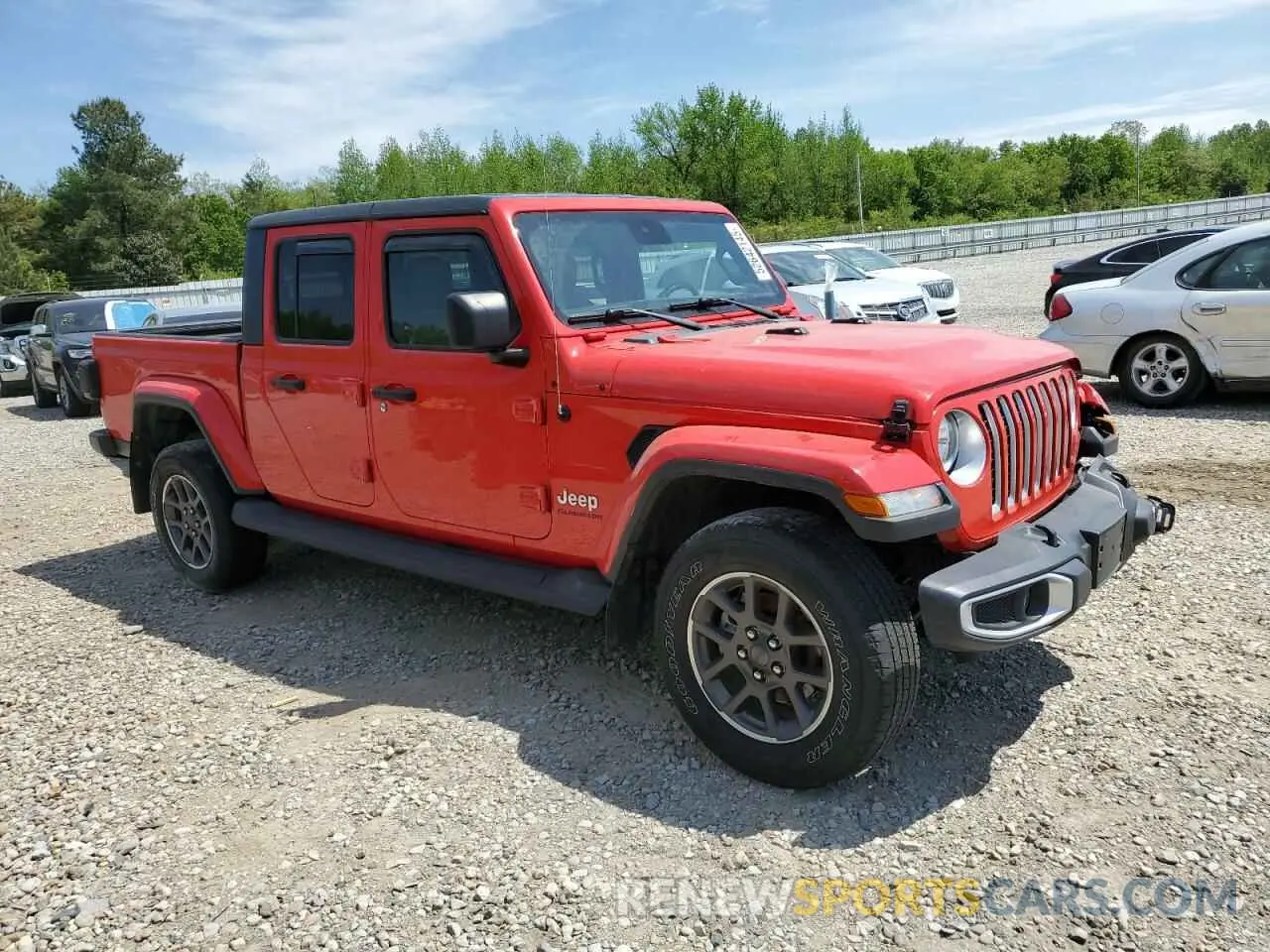 4 Фотография поврежденного автомобиля 1C6HJTFG1LL198586 JEEP GLADIATOR 2020