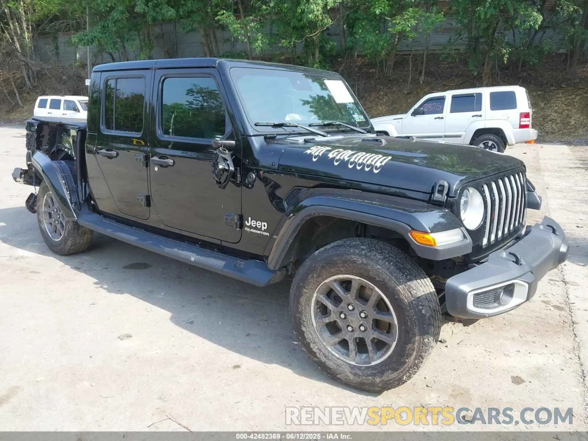 1 Photograph of a damaged car 1C6HJTFG8LL176164 JEEP GLADIATOR 2020