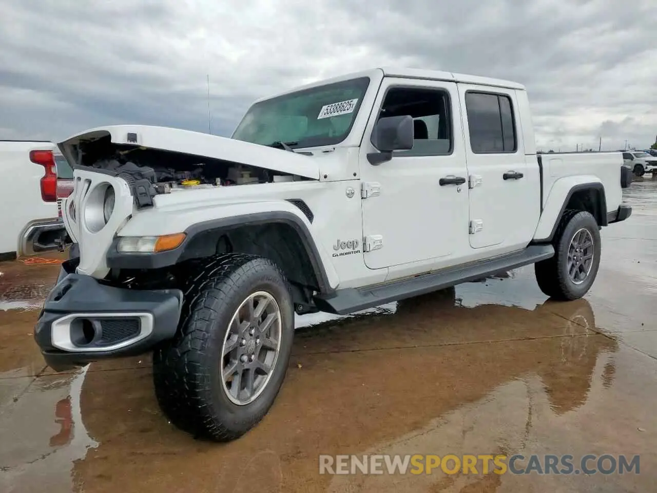 1 Photograph of a damaged car 1C6HJTFG8LL180005 JEEP GLADIATOR 2020