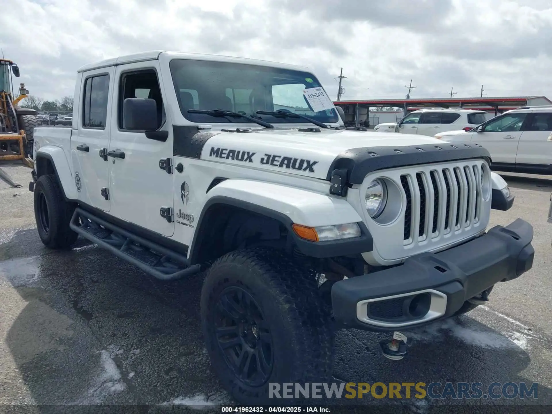 1 Photograph of a damaged car 1C6HJTFGXLL162427 JEEP GLADIATOR 2020