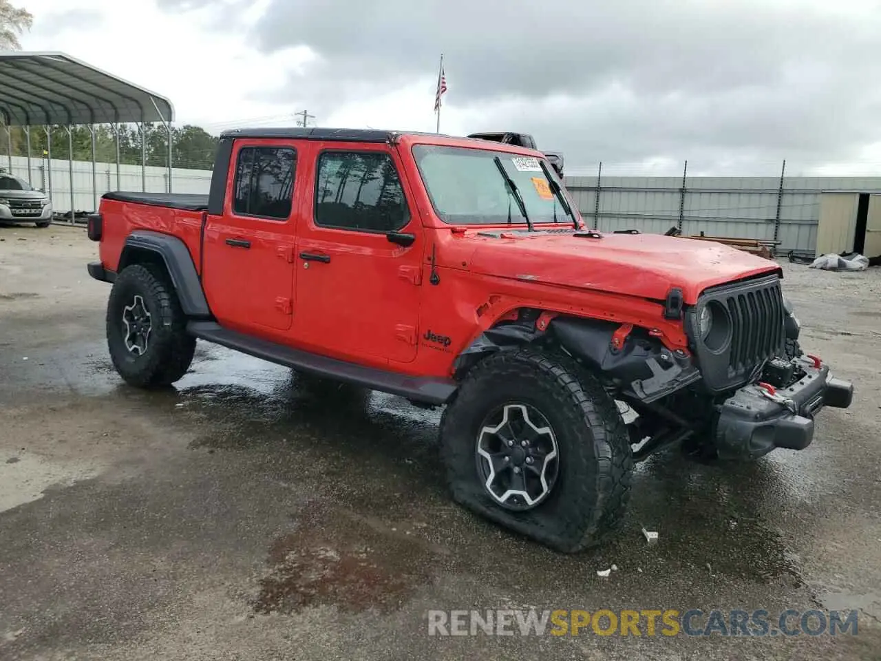 4 Фотография поврежденного автомобиля 1C6JJTAG0LL120096 JEEP GLADIATOR 2020