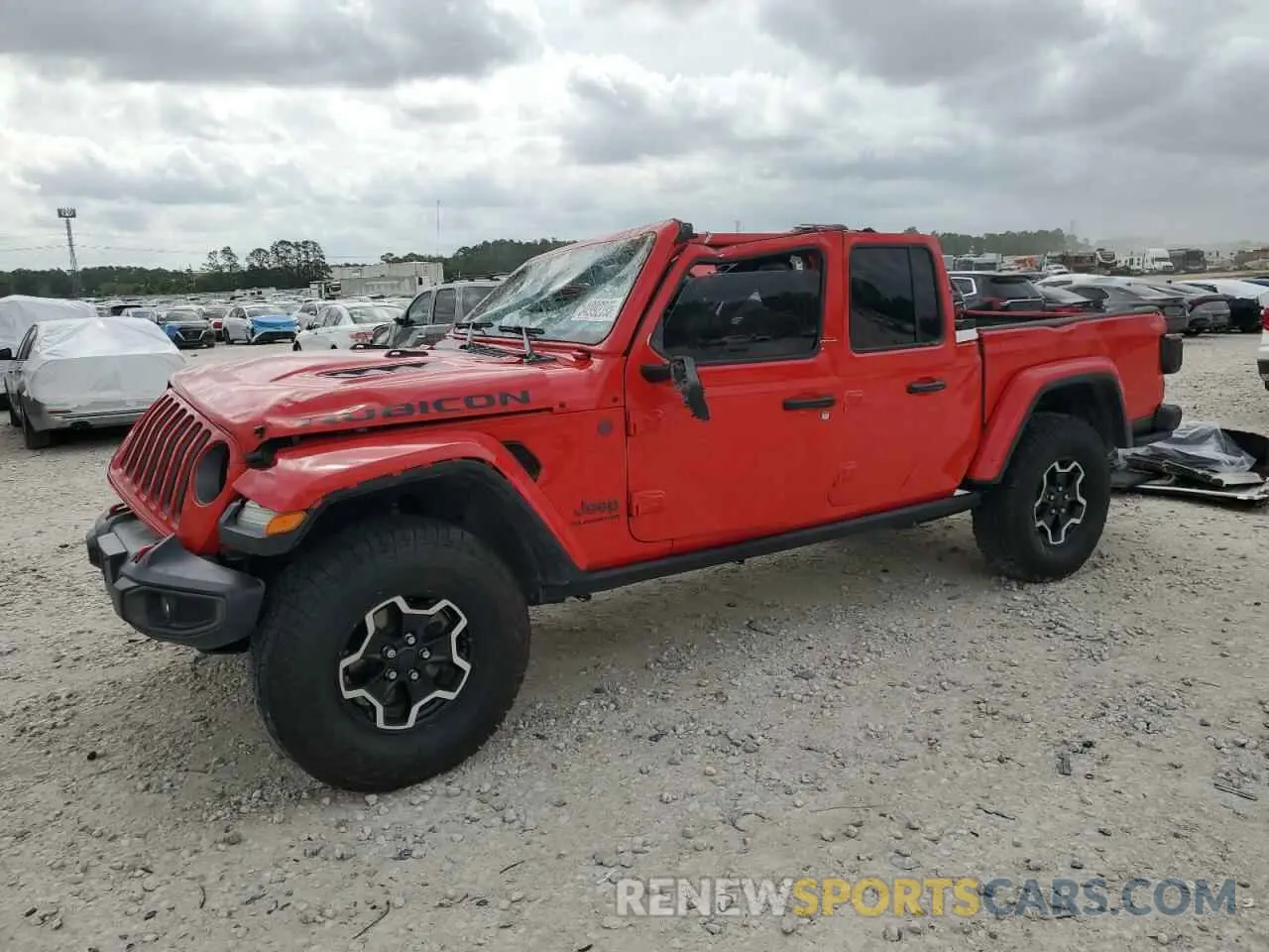 1 Photograph of a damaged car 1C6JJTBG4LL167159 JEEP GLADIATOR 2020
